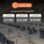 مكاتب مؤثثة للايجار في غرب الرياض